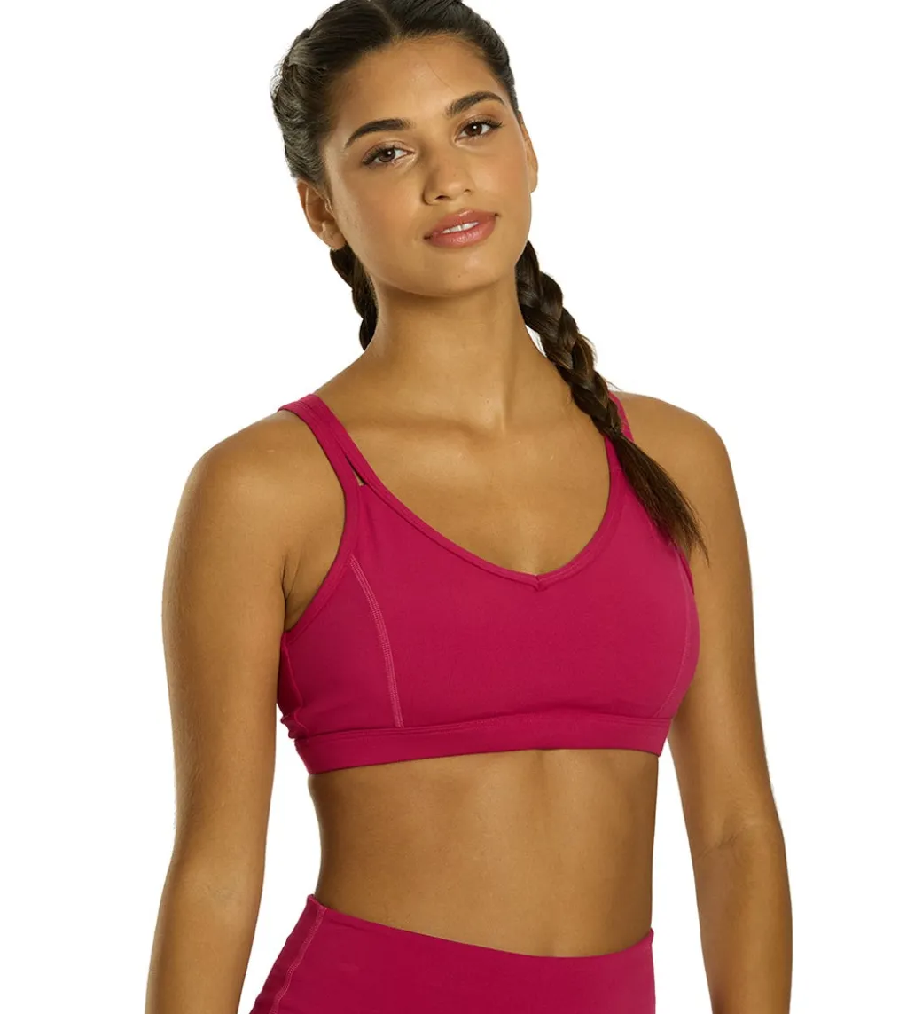 Everyday Yoga Radiant Solid Strappy Back Sports Bra