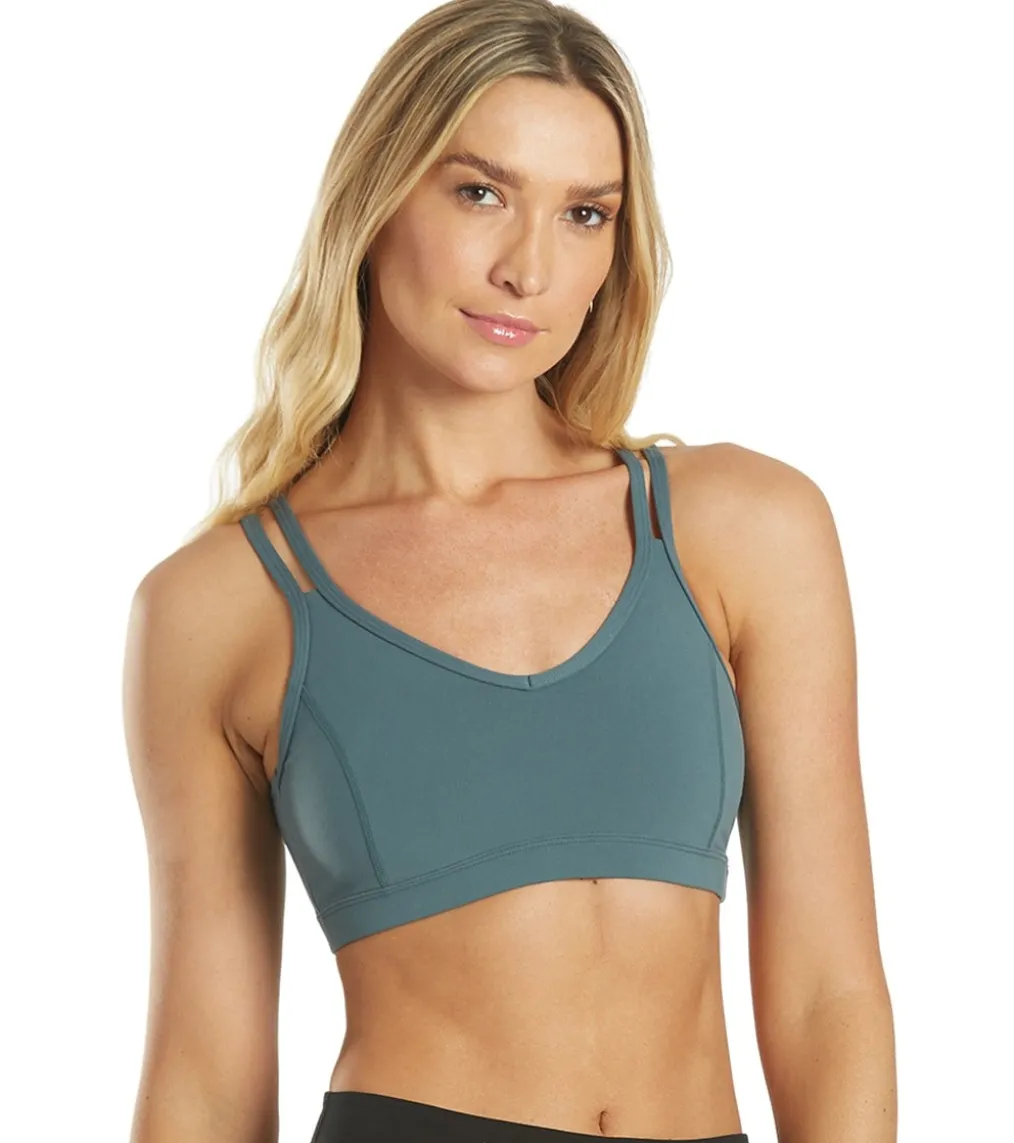 Everyday Yoga Radiant Solid Strappy Back Sports Bra