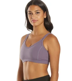 Everyday Yoga Radiant Solid Strappy Back Sports Bra