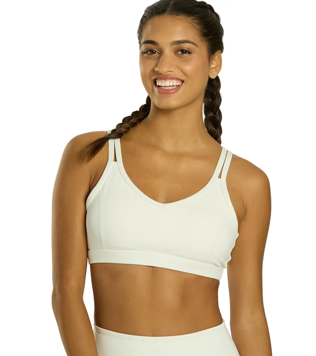 Everyday Yoga Radiant Solid Strappy Back Sports Bra