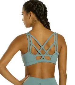 Everyday Yoga Radiant Solid Strappy Back Sports Bra