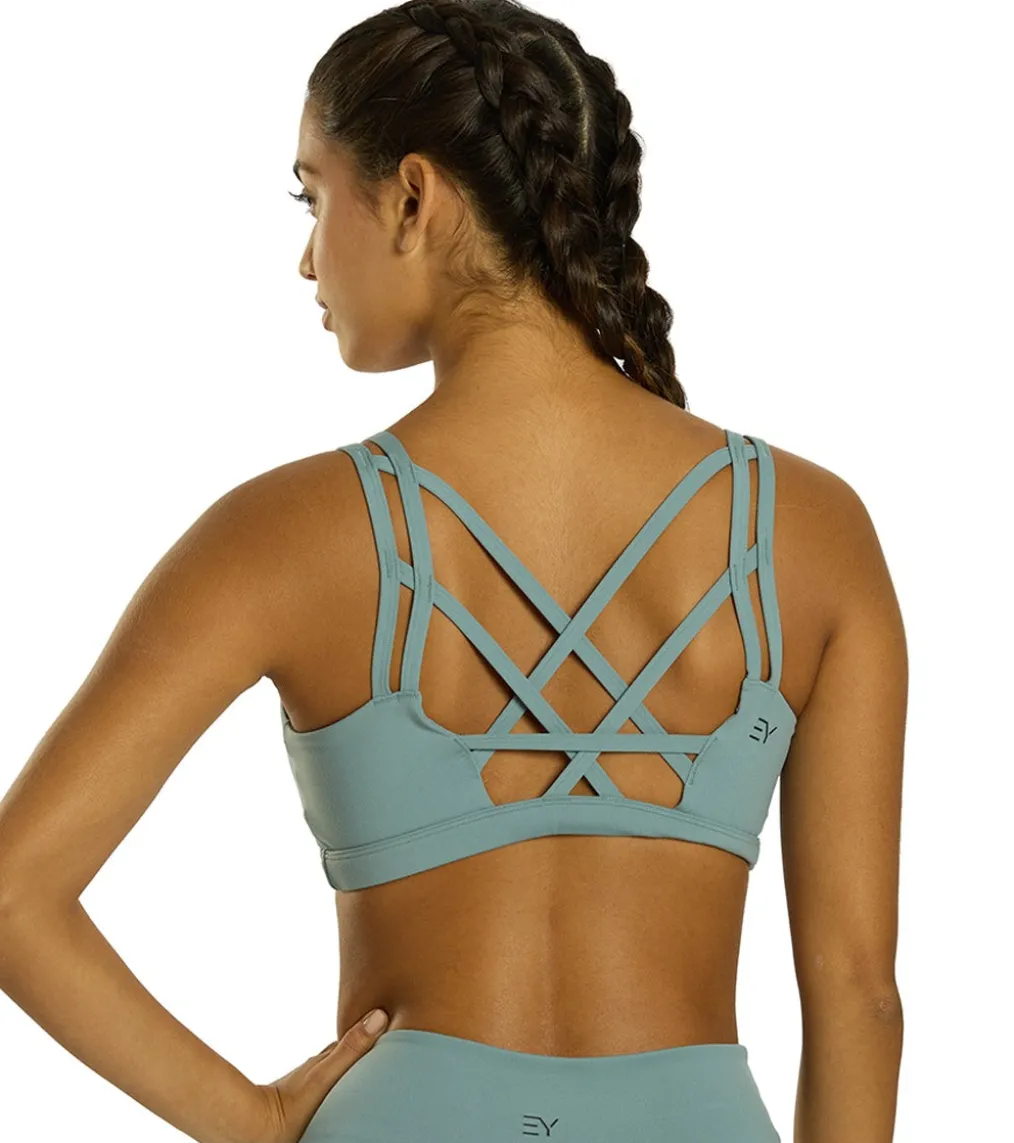 Everyday Yoga Radiant Solid Strappy Back Sports Bra