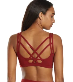 Everyday Yoga Radiant Solid Strappy Back Sports Bra