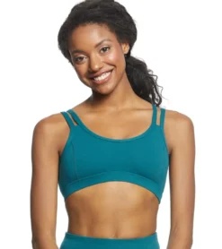 Everyday Yoga Radiant Solid Strappy Back Sports Bra