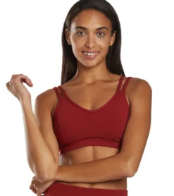 Everyday Yoga Radiant Solid Strappy Back Sports Bra