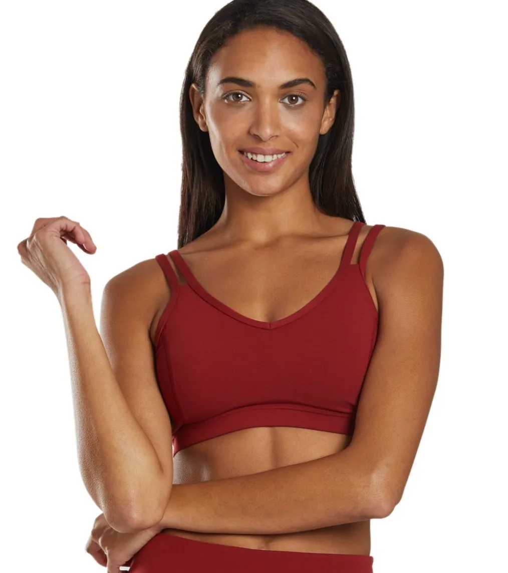 Everyday Yoga Radiant Solid Strappy Back Sports Bra