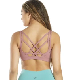 Everyday Yoga Radiant Solid Strappy Back Sports Bra