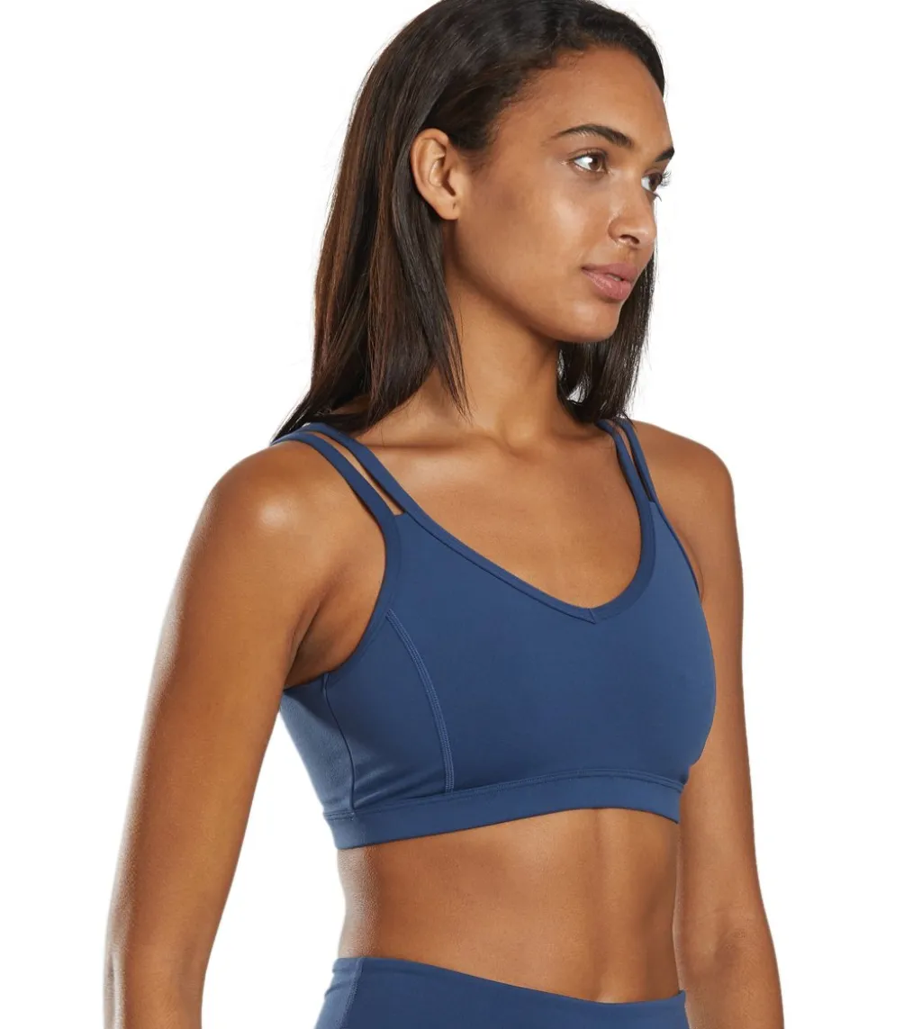 Everyday Yoga Radiant Solid Strappy Back Sports Bra