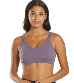 Everyday Yoga Radiant Solid Strappy Back Sports Bra