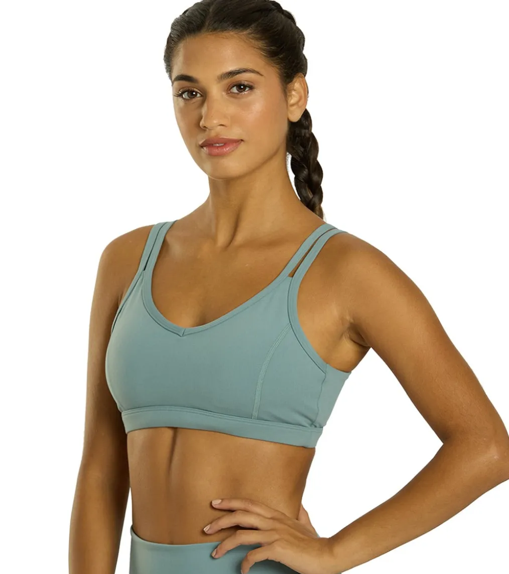 Everyday Yoga Radiant Solid Strappy Back Sports Bra