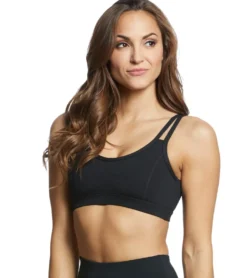 Everyday Yoga Radiant Solid Strappy Back Sports Bra