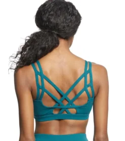 Everyday Yoga Radiant Solid Strappy Back Sports Bra
