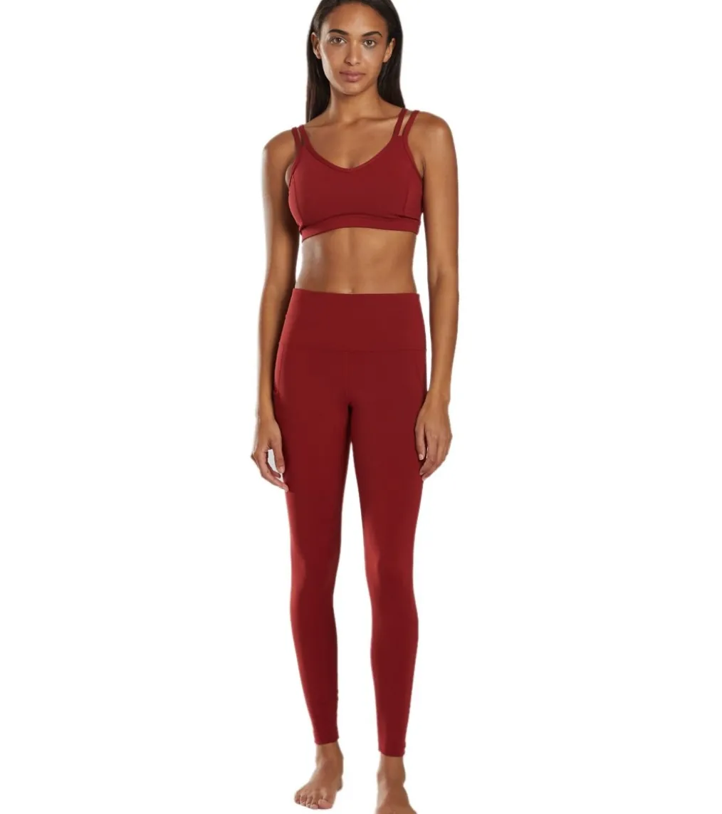 Everyday Yoga Radiant Solid Strappy Back Sports Bra
