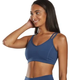 Everyday Yoga Radiant Solid Strappy Back Sports Bra