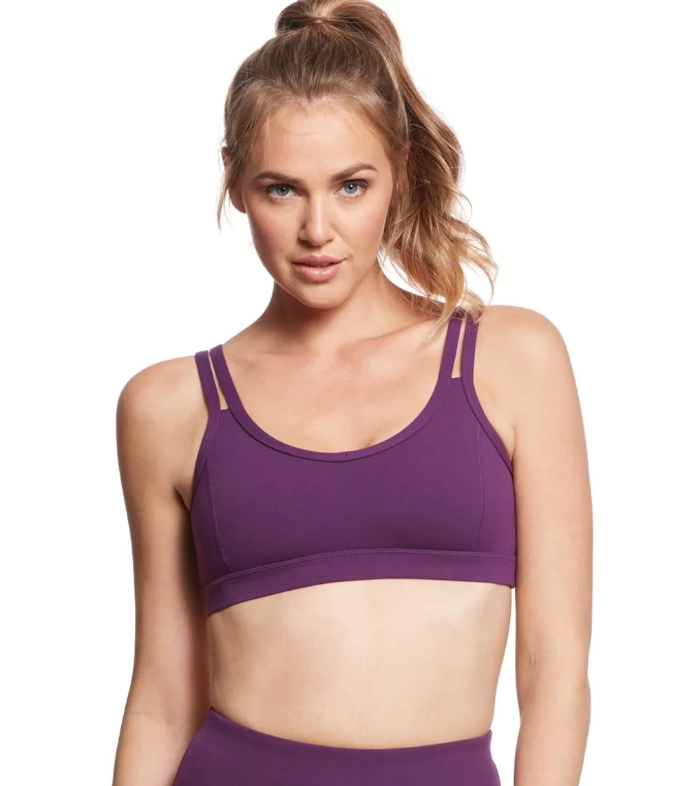 Everyday Yoga Radiant Solid Strappy Back Sports Bra