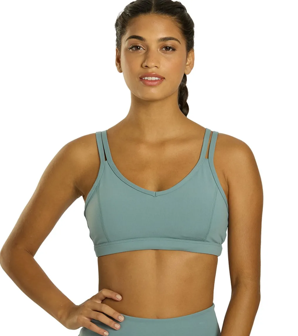 Everyday Yoga Radiant Solid Strappy Back Sports Bra
