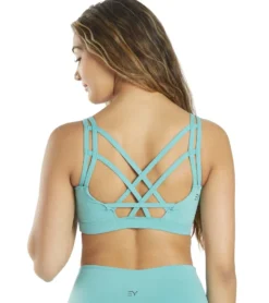 Everyday Yoga Radiant Solid Strappy Back Sports Bra