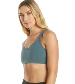 Everyday Yoga Radiant Solid Strappy Back Sports Bra