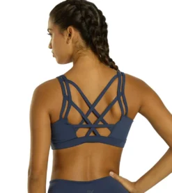 Everyday Yoga Radiant Solid Strappy Back Sports Bra