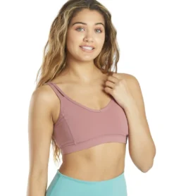 Everyday Yoga Radiant Solid Strappy Back Sports Bra