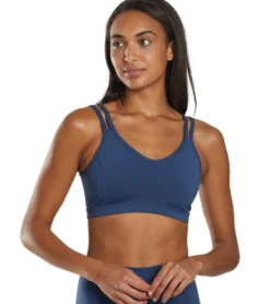 Everyday Yoga Radiant Solid Strappy Back Sports Bra