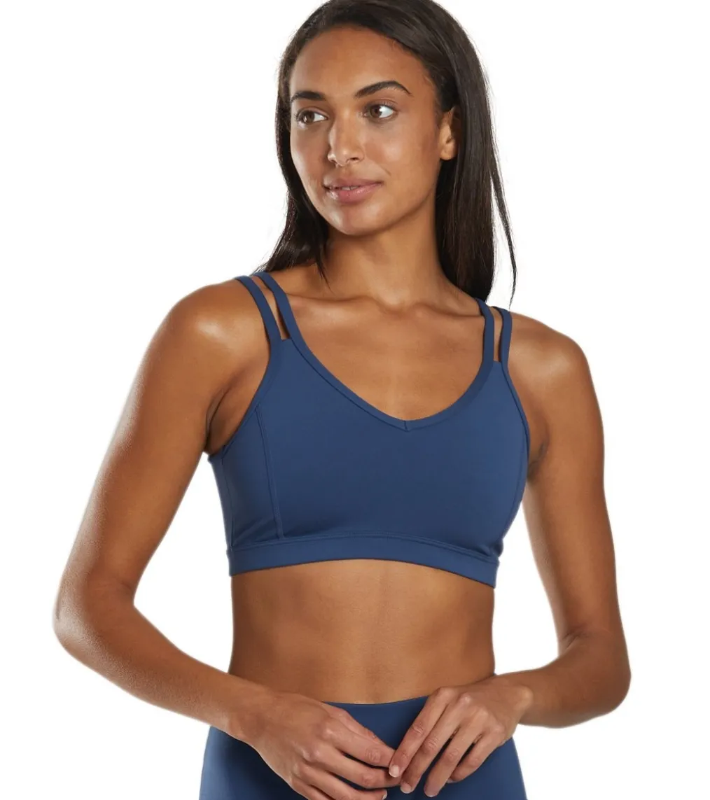 Everyday Yoga Radiant Solid Strappy Back Sports Bra