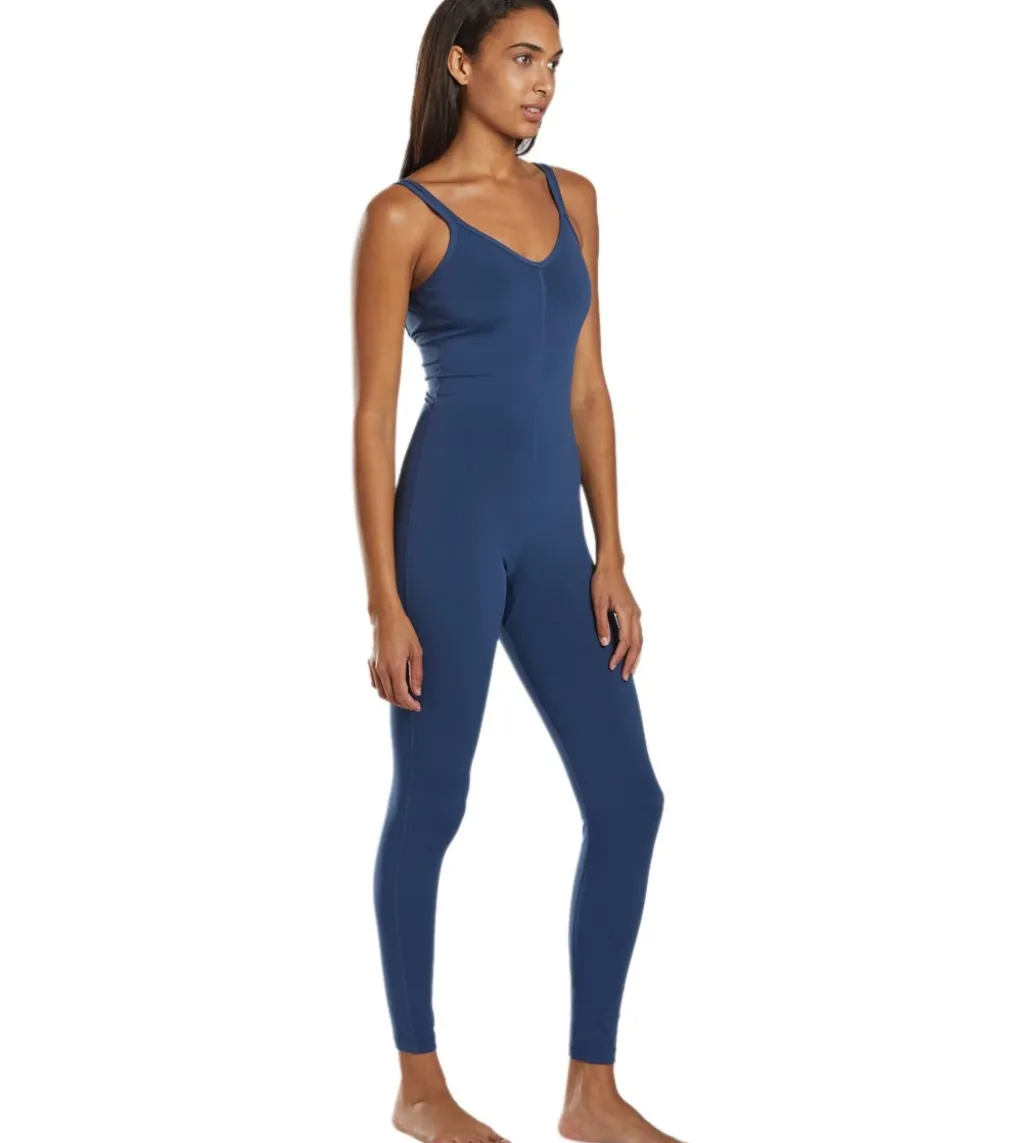 Everyday Yoga Radiant Solid Strappy Back Long Leotard 28"