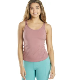 Everyday Yoga Radiant Solid Strappy Back Support Tank