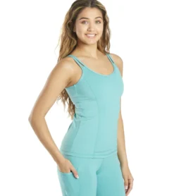Everyday Yoga Radiant Solid Strappy Back Support Tank