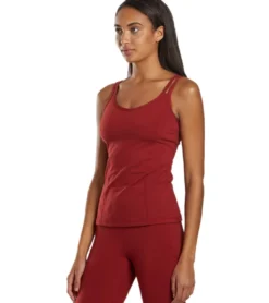 Everyday Yoga Radiant Solid Strappy Back Support Tank