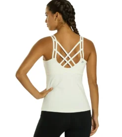 Everyday Yoga Radiant Solid Strappy Back Support Tank
