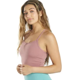 Everyday Yoga Solid Crop Tank