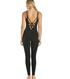 Everyday Yoga Strappy Back Long Leotard 28"