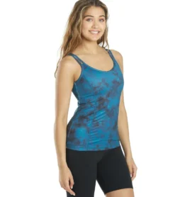 Everyday Yoga Tie Dye Radiant Strappy Back Support Tank