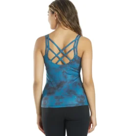 Everyday Yoga Tie Dye Radiant Strappy Back Support Tank