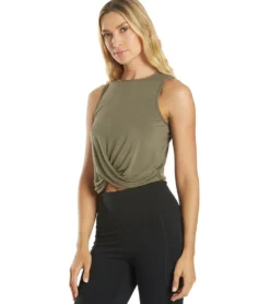 Everyday Yoga Twisted Layering Crop Tank