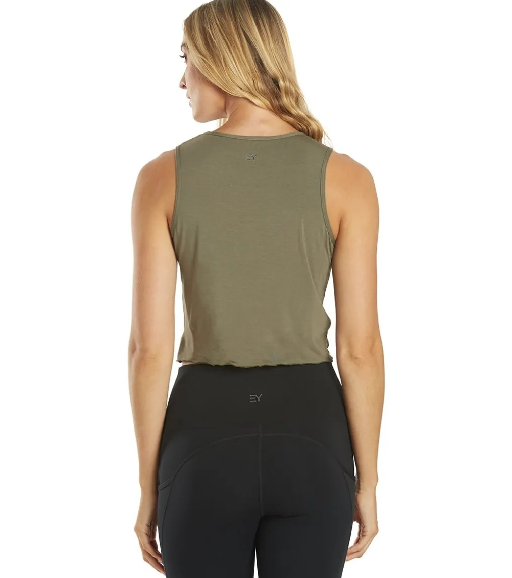 Everyday Yoga Twisted Layering Crop Tank
