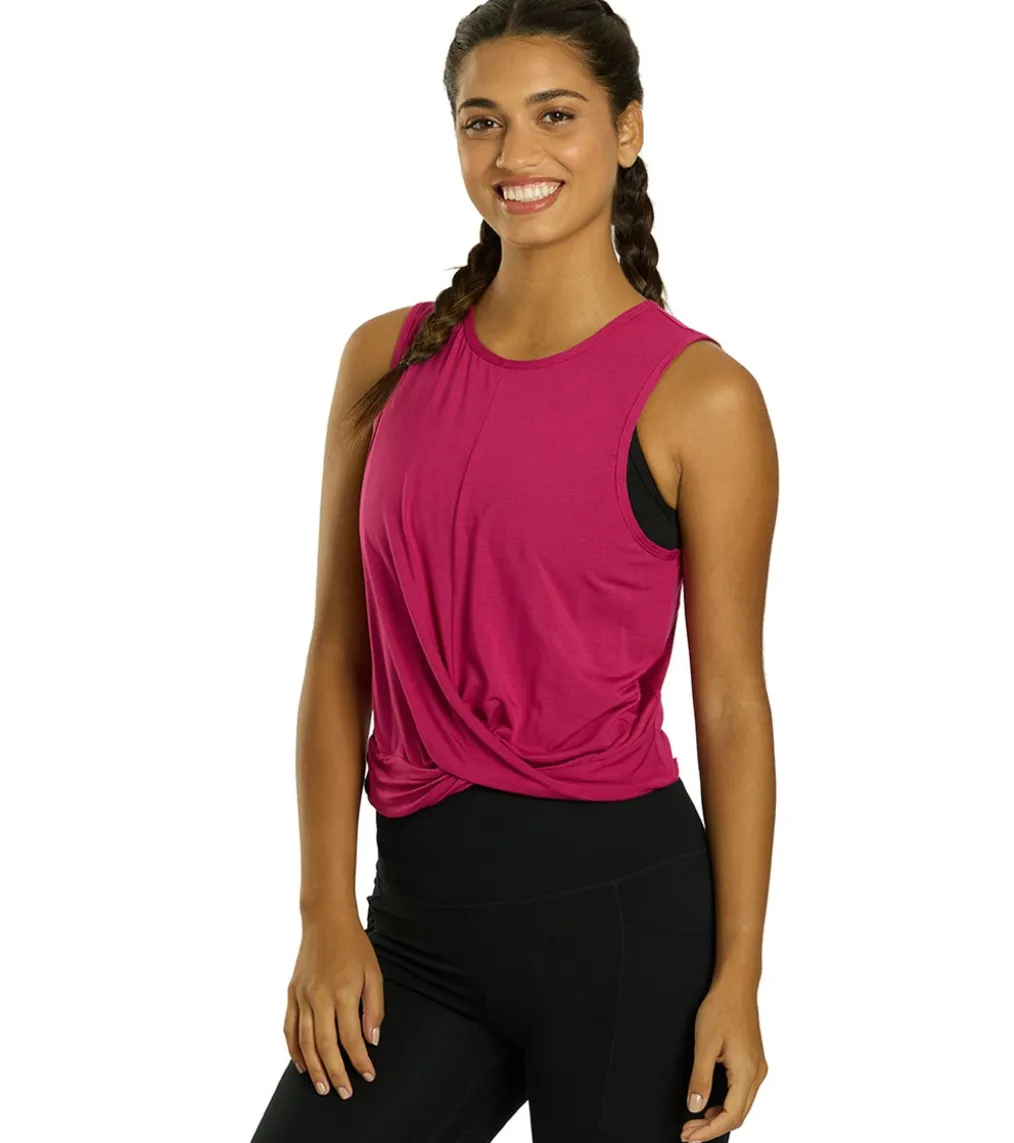 Everyday Yoga Twisted Layering Crop Tank