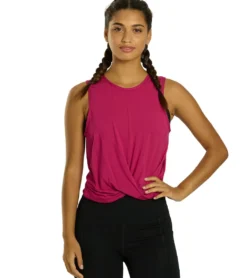 Everyday Yoga Twisted Layering Crop Tank