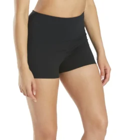 Everyday Yoga Uphold Solid High Waisted Hot Yoga shorts 1"
