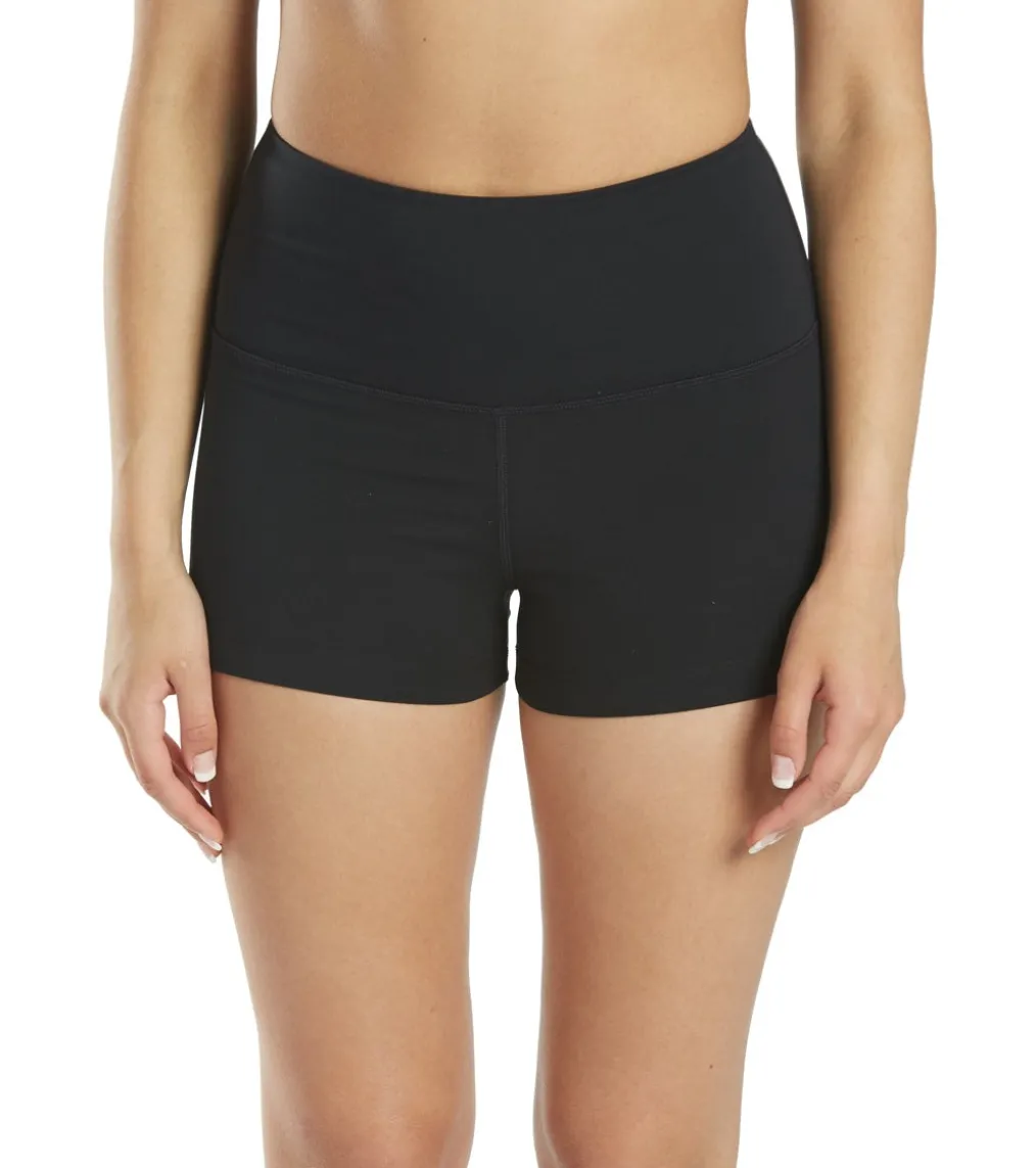 Everyday Yoga Uphold Solid High Waisted Hot Yoga shorts 1"