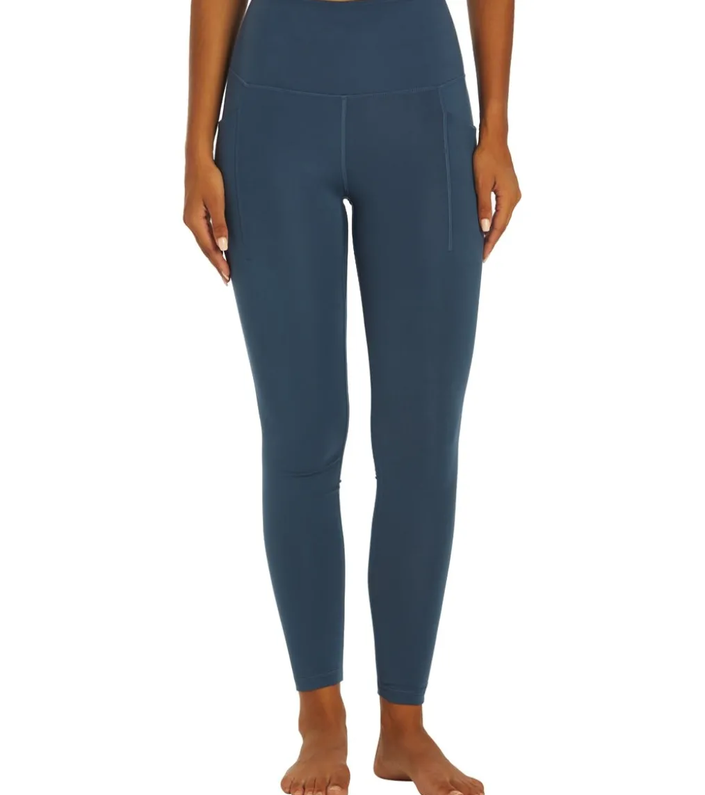 Everyday Yoga Uphold Solid High Waisted 7/8 Leggings With Pockets 25"