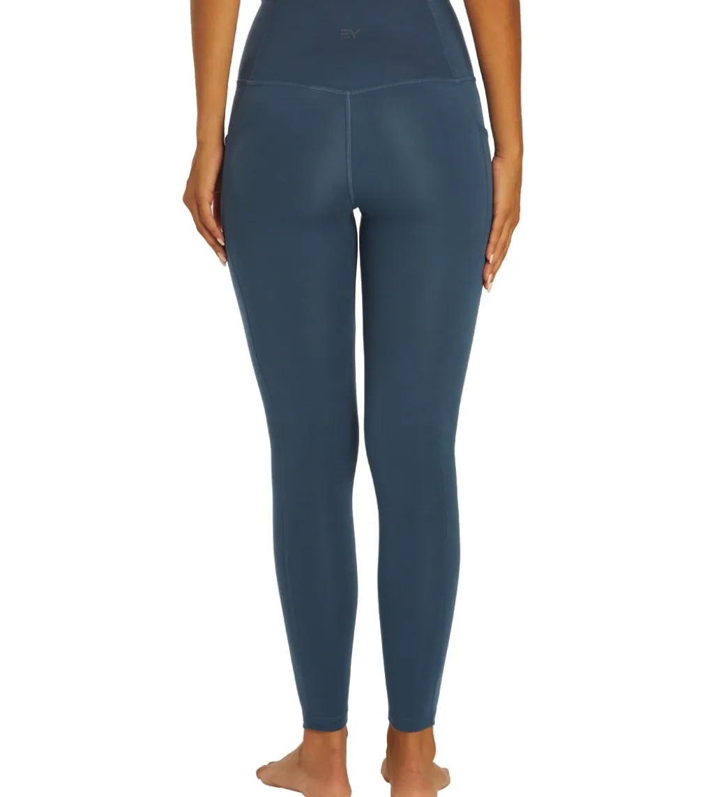 Everyday Yoga Uphold Solid High Waisted 7/8 Leggings With Pockets 25"