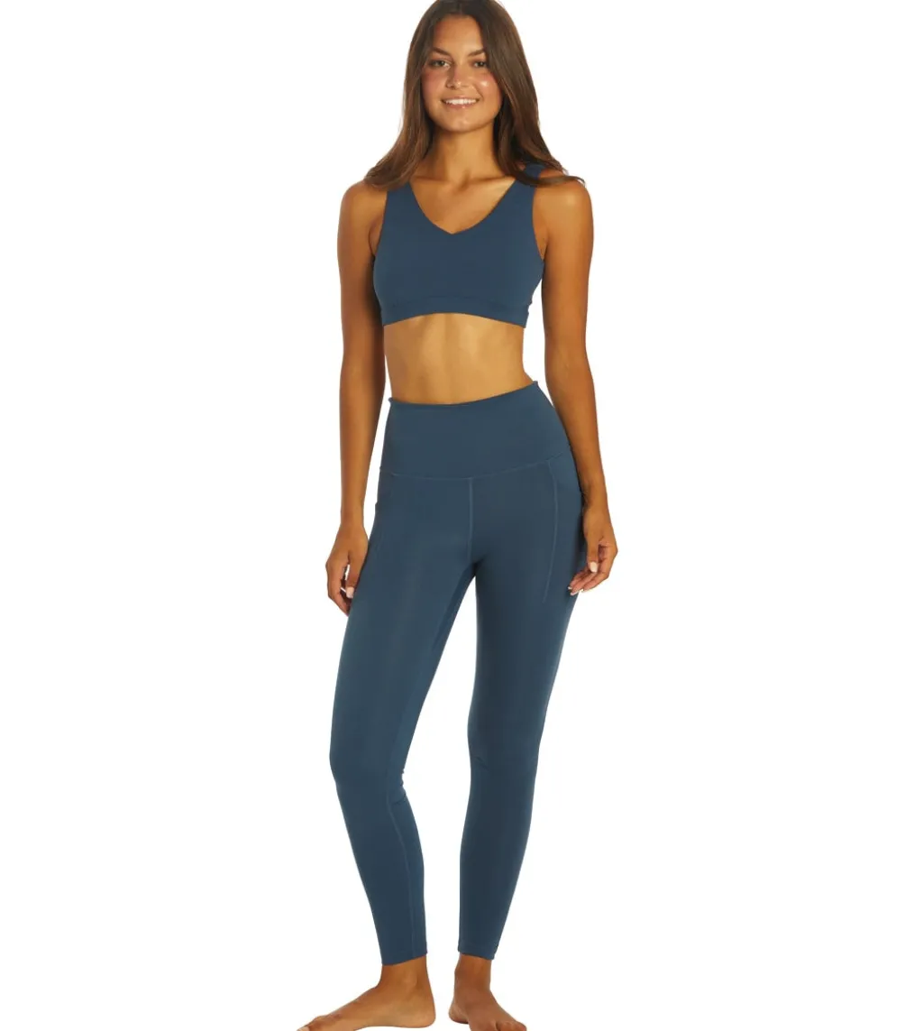 Everyday Yoga Uphold Solid High Waisted 7/8 Leggings With Pockets 25"