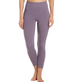 Everyday Yoga Uphold Solid High Waisted 7/8 Leggings With Pockets 25