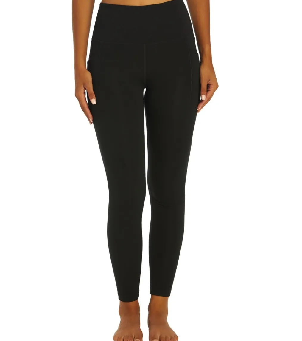 Everyday Yoga Uphold Solid High Waisted 7/8 Leggings With Pockets 25"