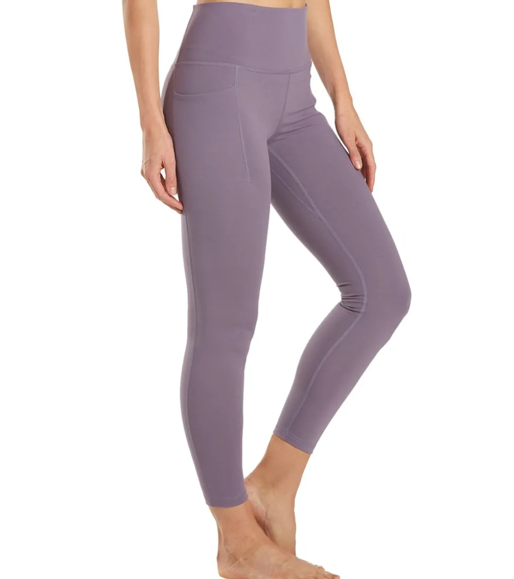 Everyday Yoga Uphold Solid High Waisted 7/8 Leggings With Pockets 25"