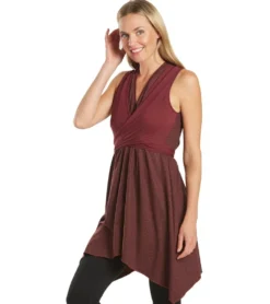 Everyday Yoga Wondrous Cheetah Wrap Dress