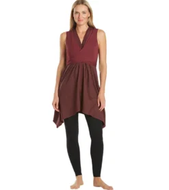 Everyday Yoga Wondrous Cheetah Wrap Dress