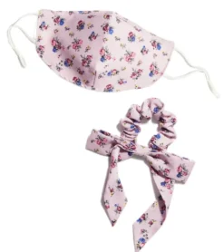 Free People Floral Mask and Scrunchie Set